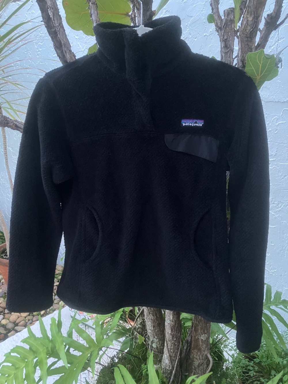 PATAGONIA classic Women’s FLEECE PULLOVER SIZE SMALL BLACK Excellent Condition